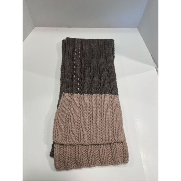 Rare Princess Goes Hollywood Women’s Color Block Wool Knit Scarf 8,5 X 75” - Picture 5 of 7